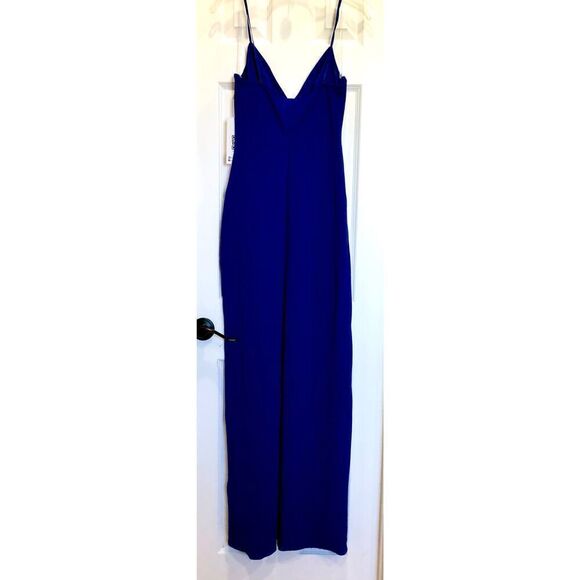 EMERALD SUNDAE - 🎉HP🎉 NWT - L Sz L High-Slit/V-Neck Side Ruched￼ Gown/Royal Blue - Picture 16 of 16